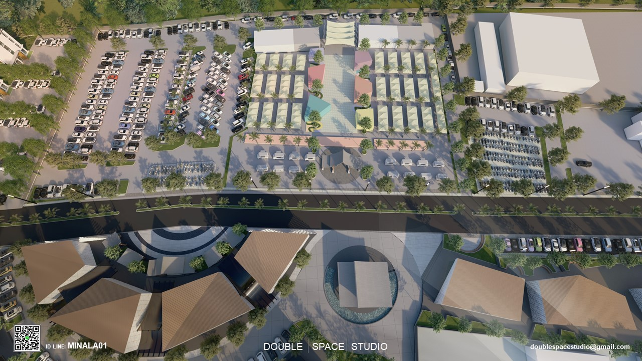 Community masterplan aerial DOUBLE SPACE STUDIO