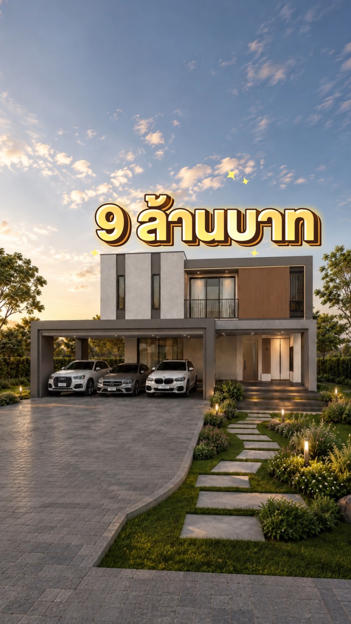 ด้วยที่ดิน 100 ตารางวาเศษ เราสร้างบ้านงบ