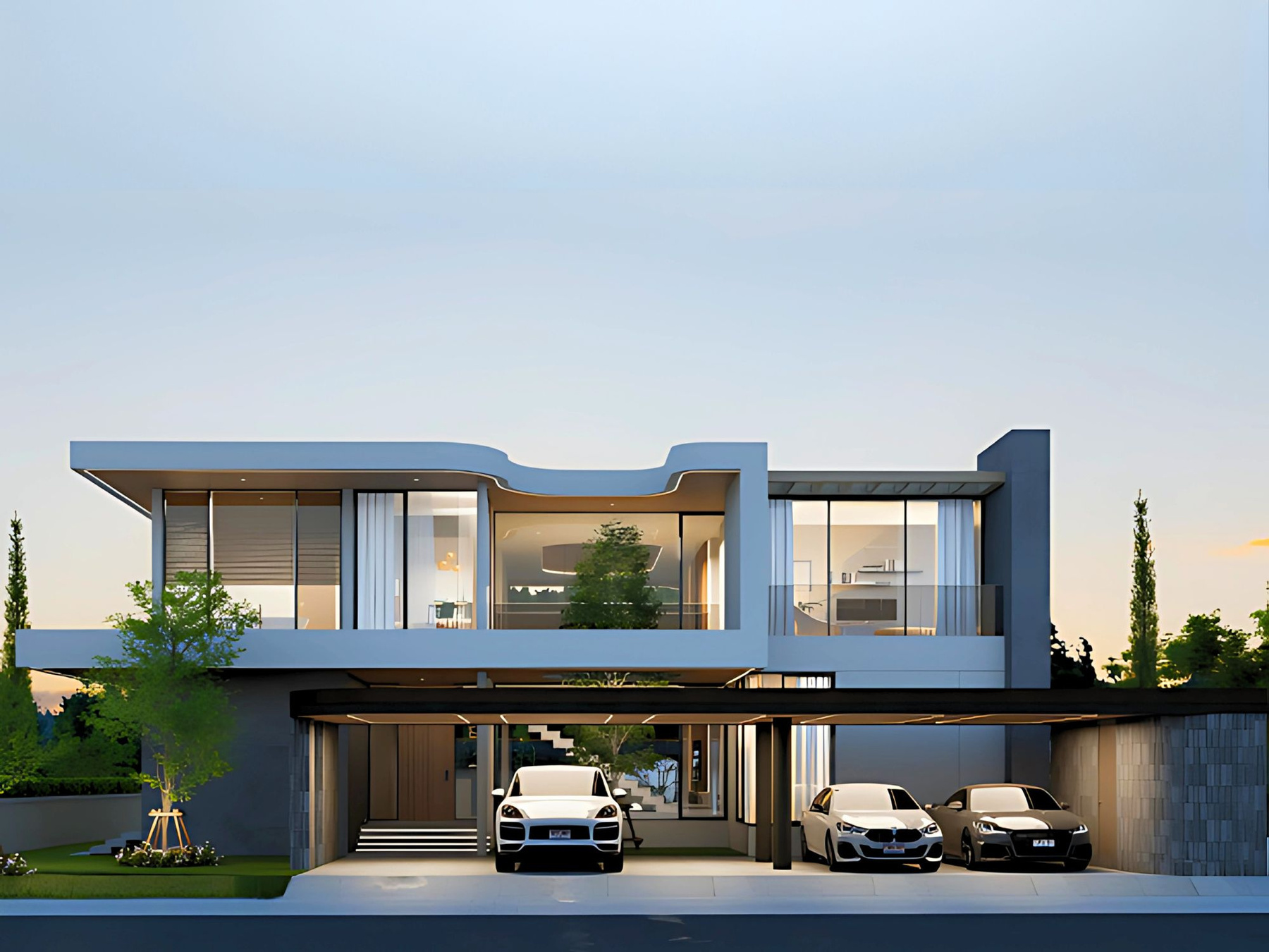 บ้านคุณโจ้ — Pool Villa · 3D render