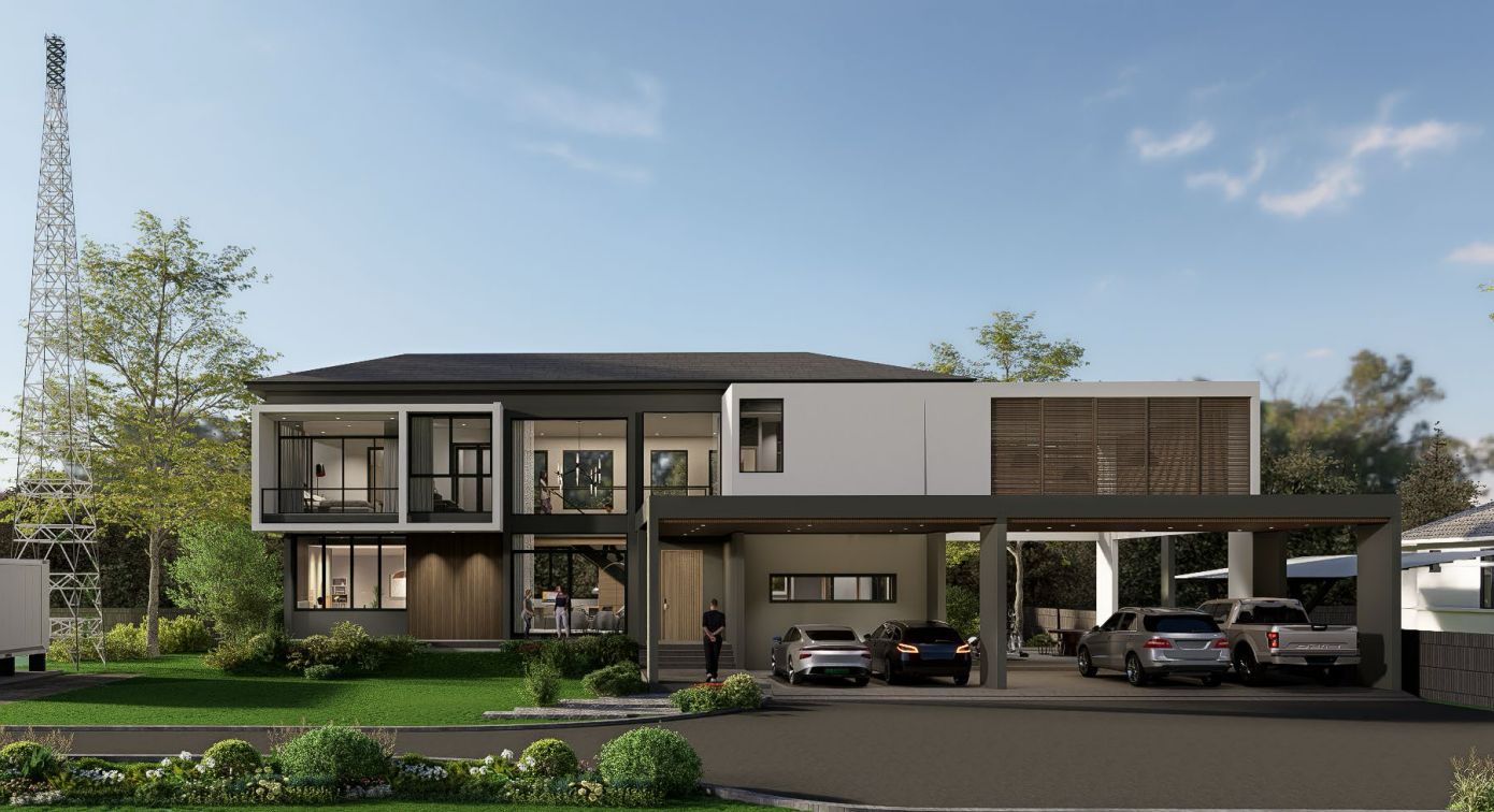แบบบ้าน Modern Contemporary · L3