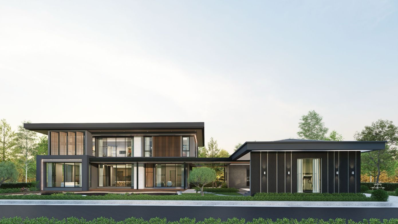 แบบบ้าน Modern Contemporary