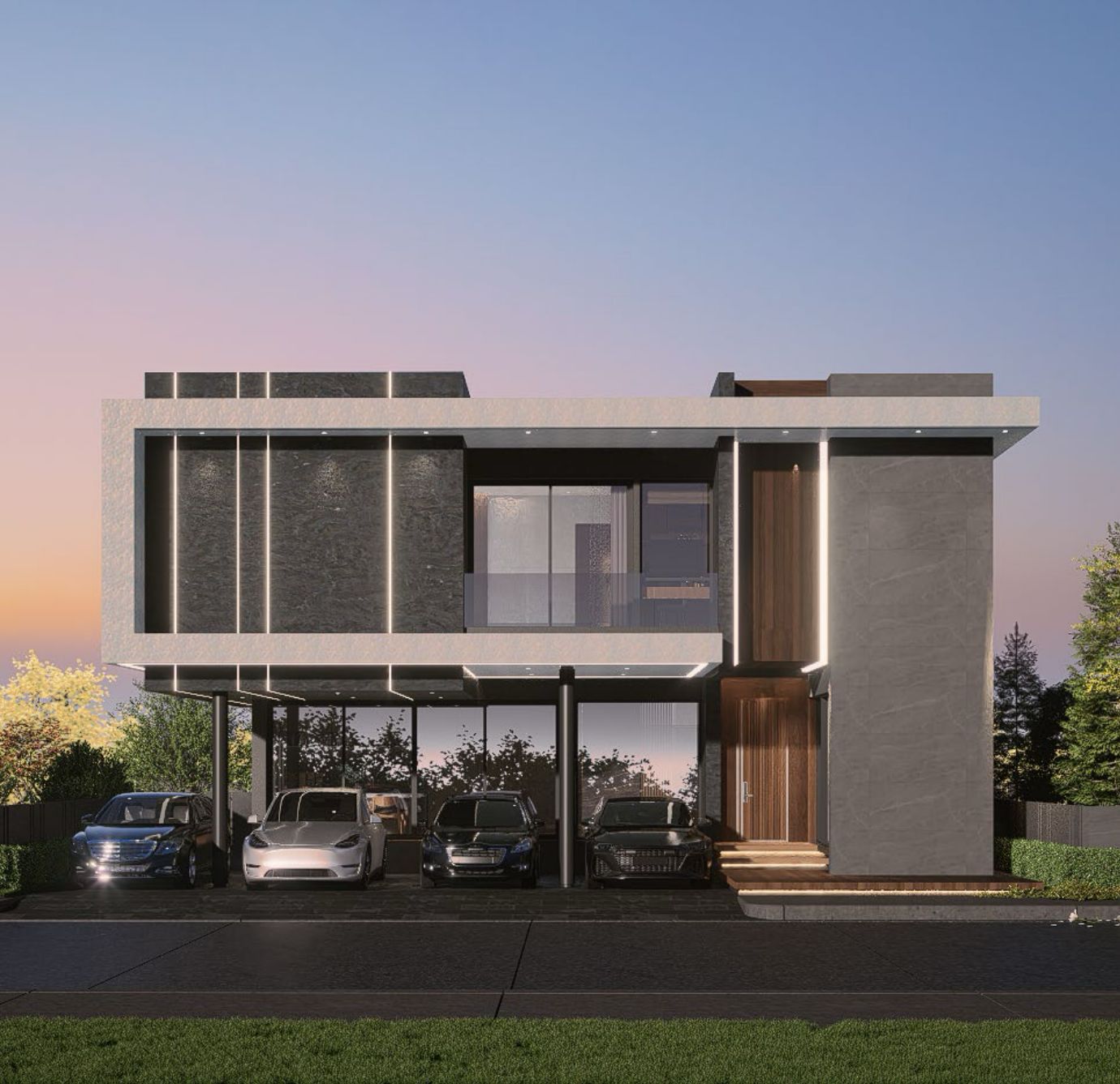 แบบบ้าน Modern Contemporary · M2