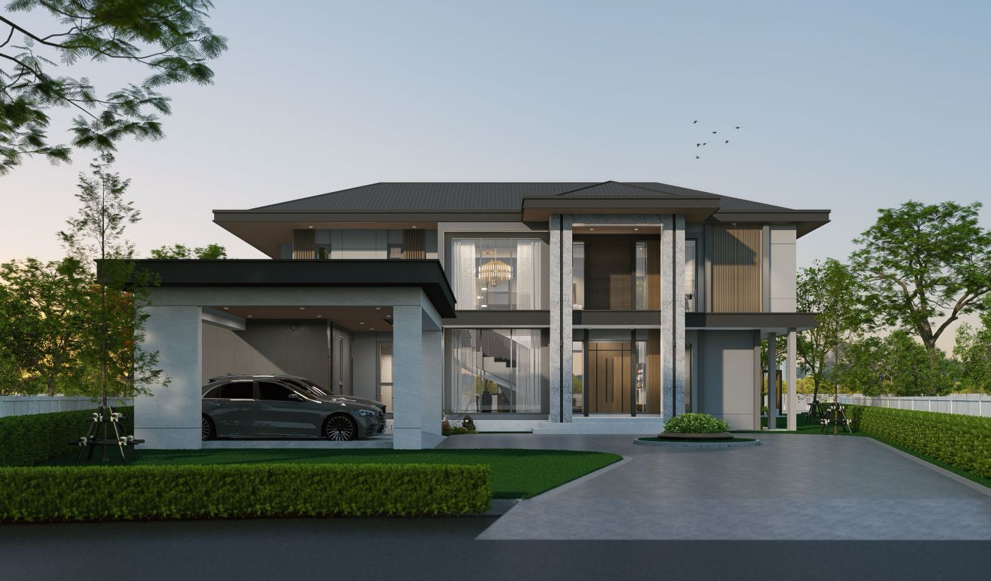 แบบบ้าน Modern Contemporary · M5