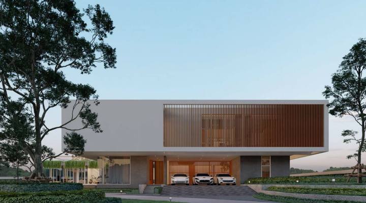 แบบบ้าน Modern Luxury · L1 926 ตร.ม.