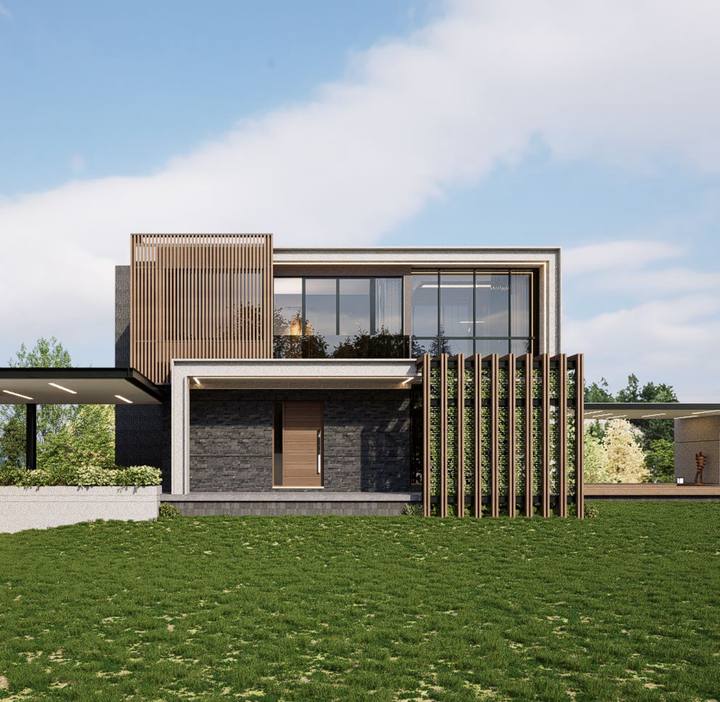 แบบบ้าน Modern Luxury · M1 463 ตร.ม.