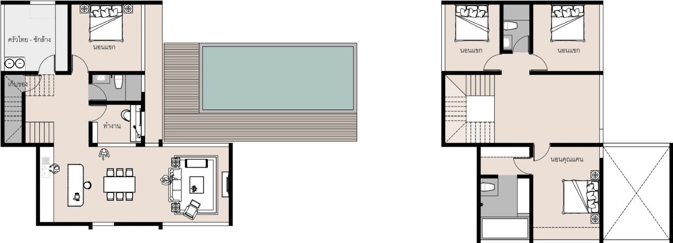 Modern Luxury · M1 แปลน 1