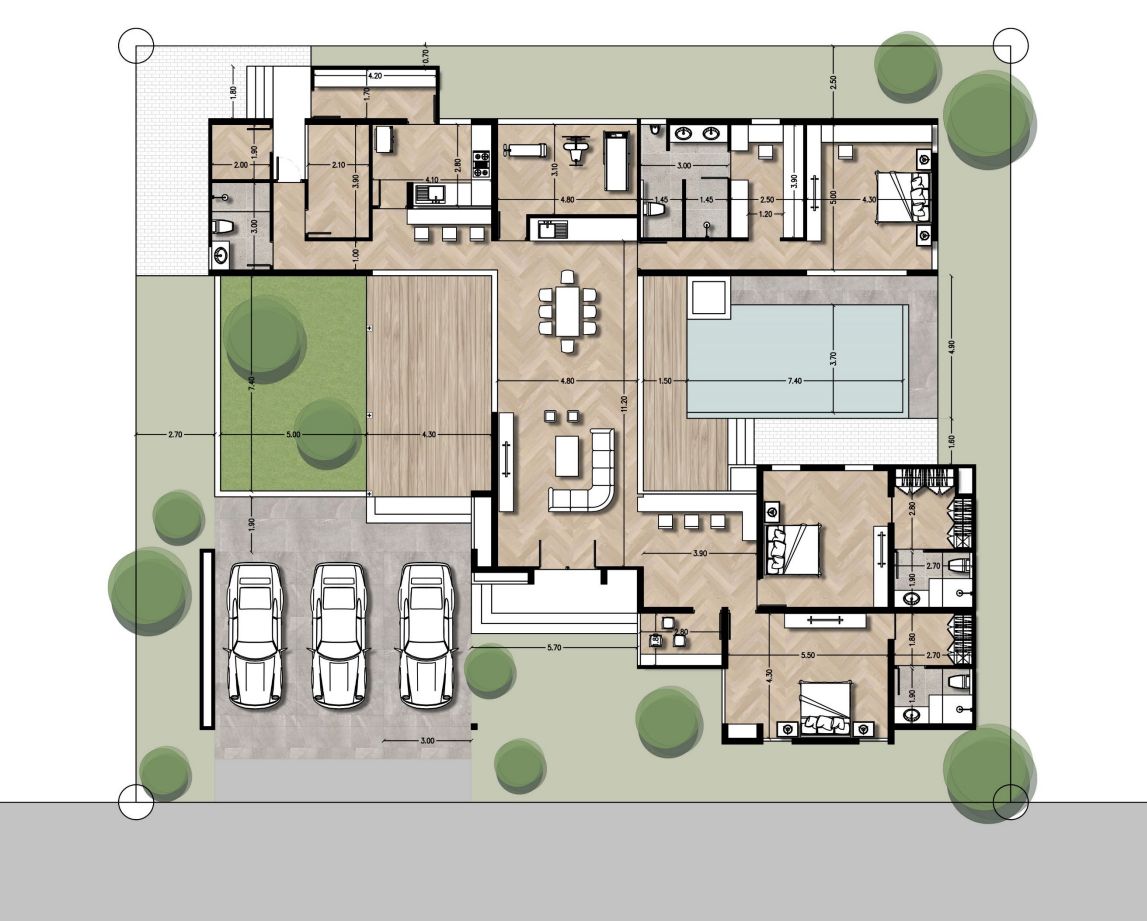 Modern Luxury · M3 แปลน 1