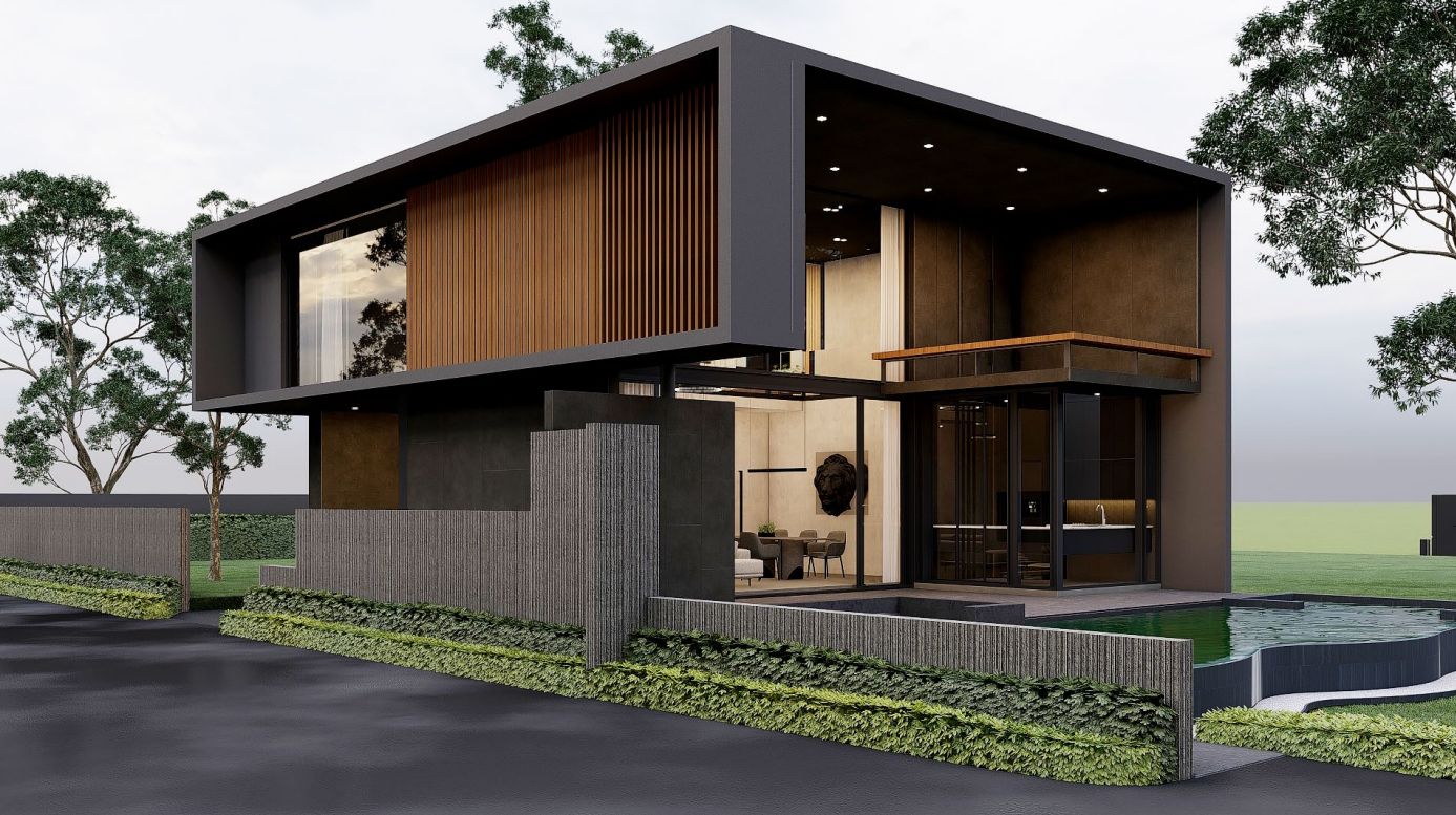 แบบบ้าน Modern Luxury · S1
