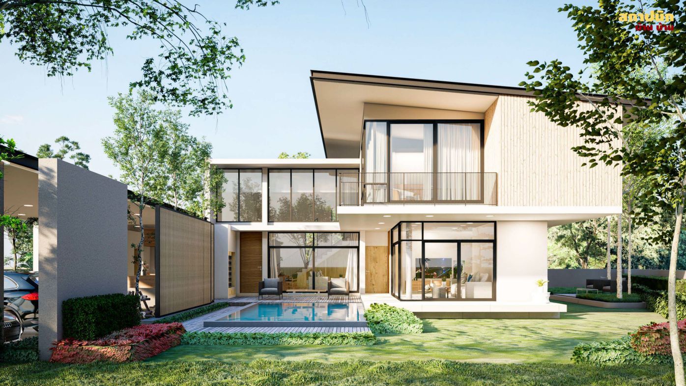 แบบบ้าน Modern Tropical · Minimal Japanese · M1