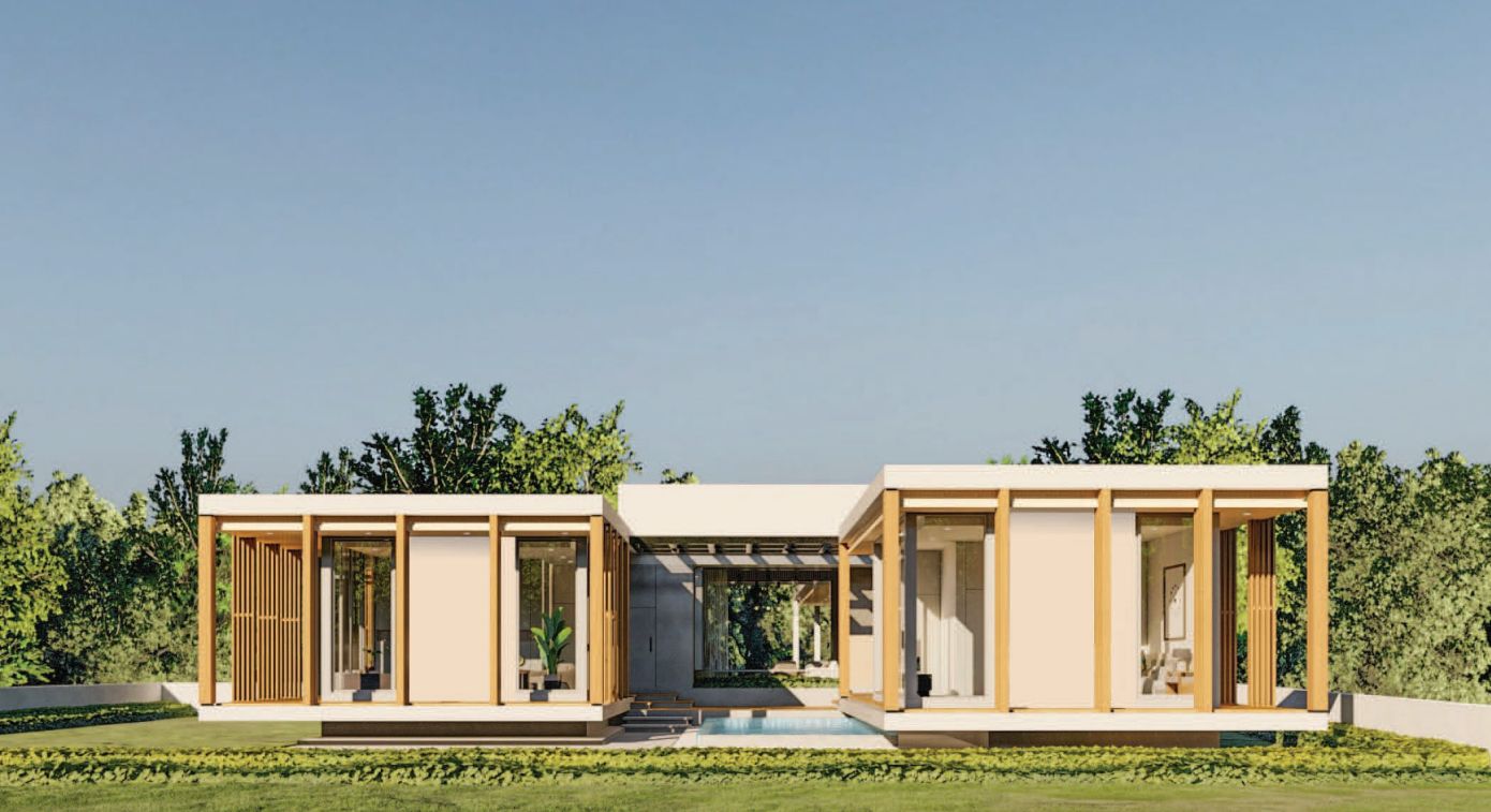 แบบบ้าน Modern Tropical · Minimal Japanese · M2