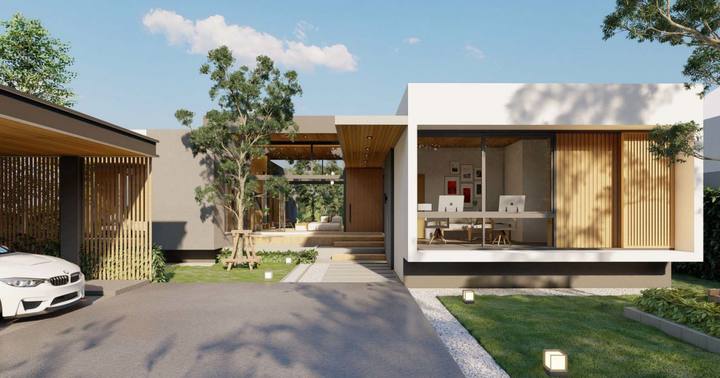 แบบบ้าน Modern Tropical · Minimal Japanese · S3 243 ตร.ม.