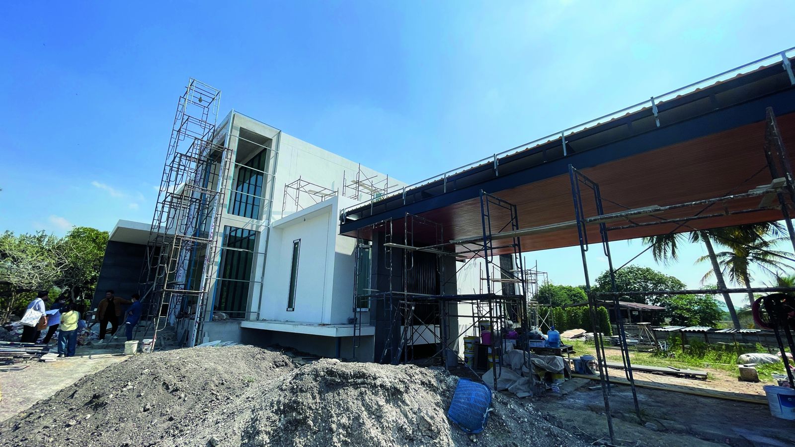 Construction progress, Nakhon Sawan