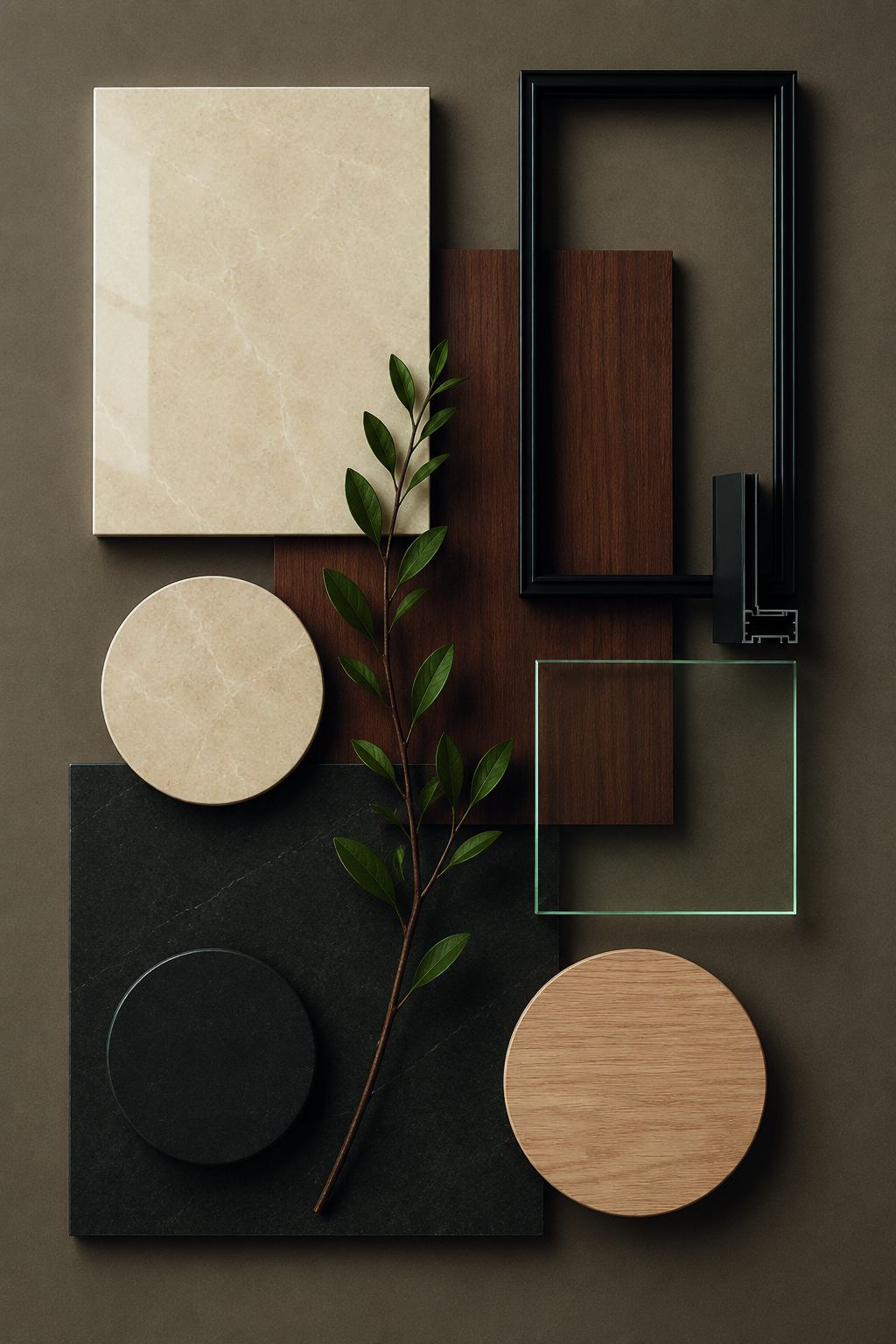 Material and mood board