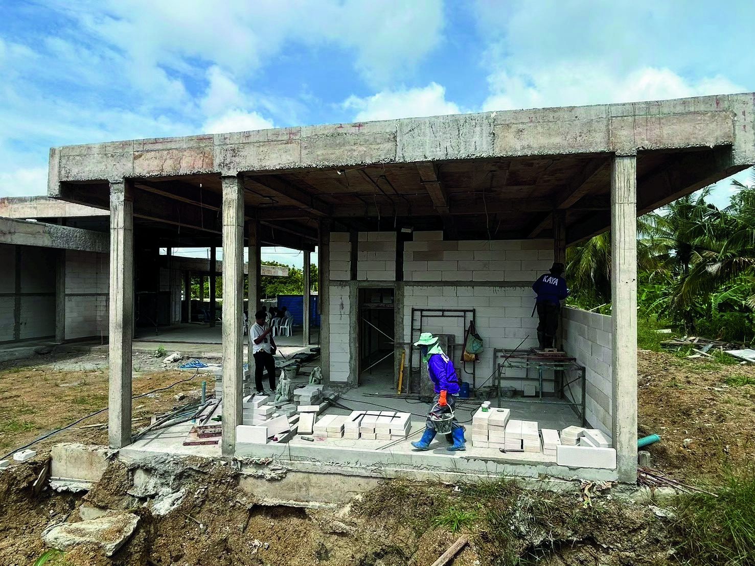 Construction progress, Nakhon Sawan