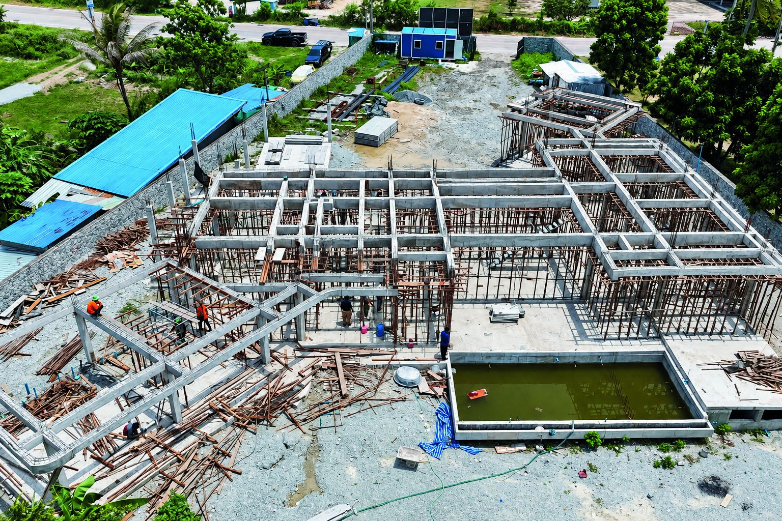 Construction site, Nong Ri, Chon Buri