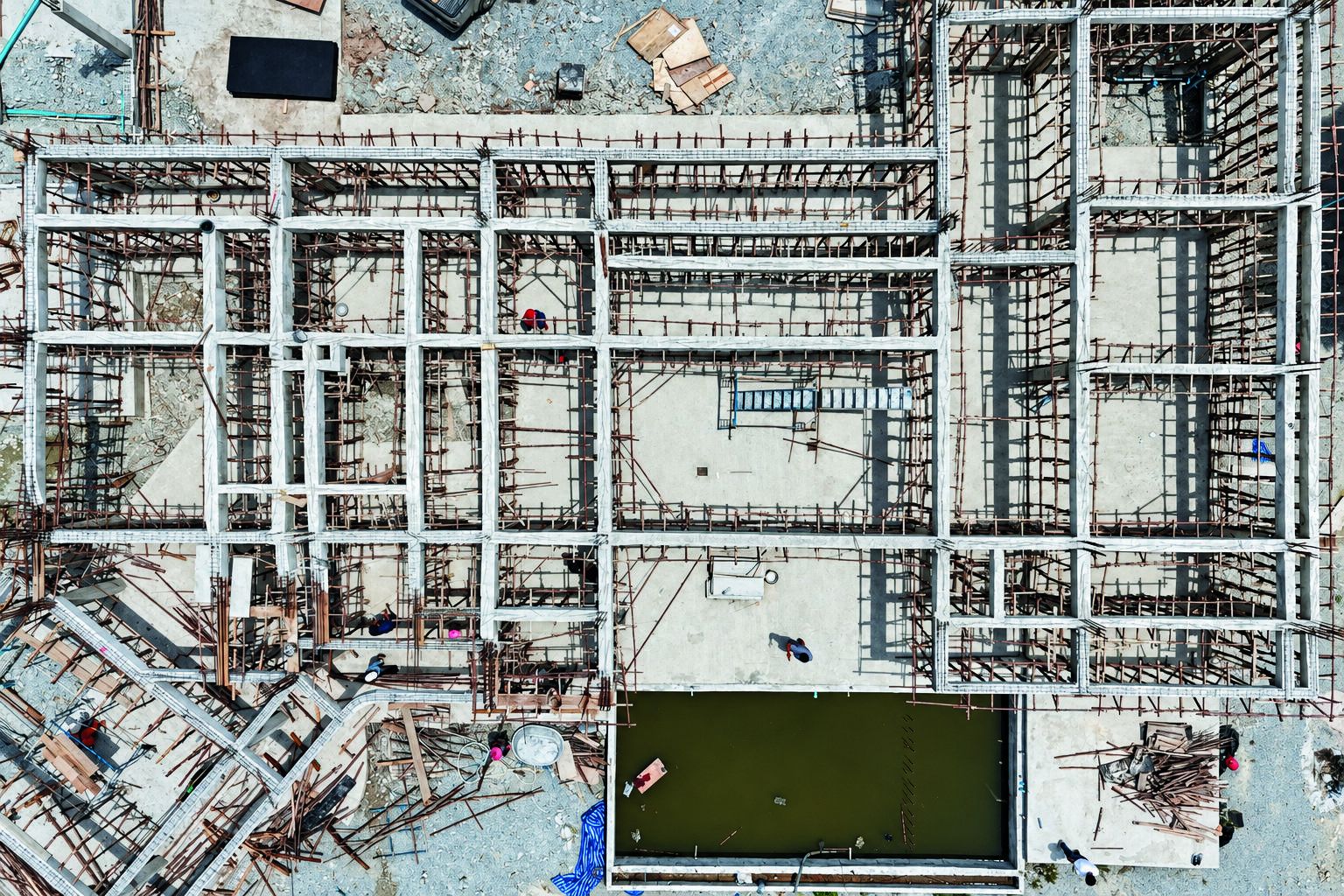 Construction progress, Nong Ri, Chon Buri