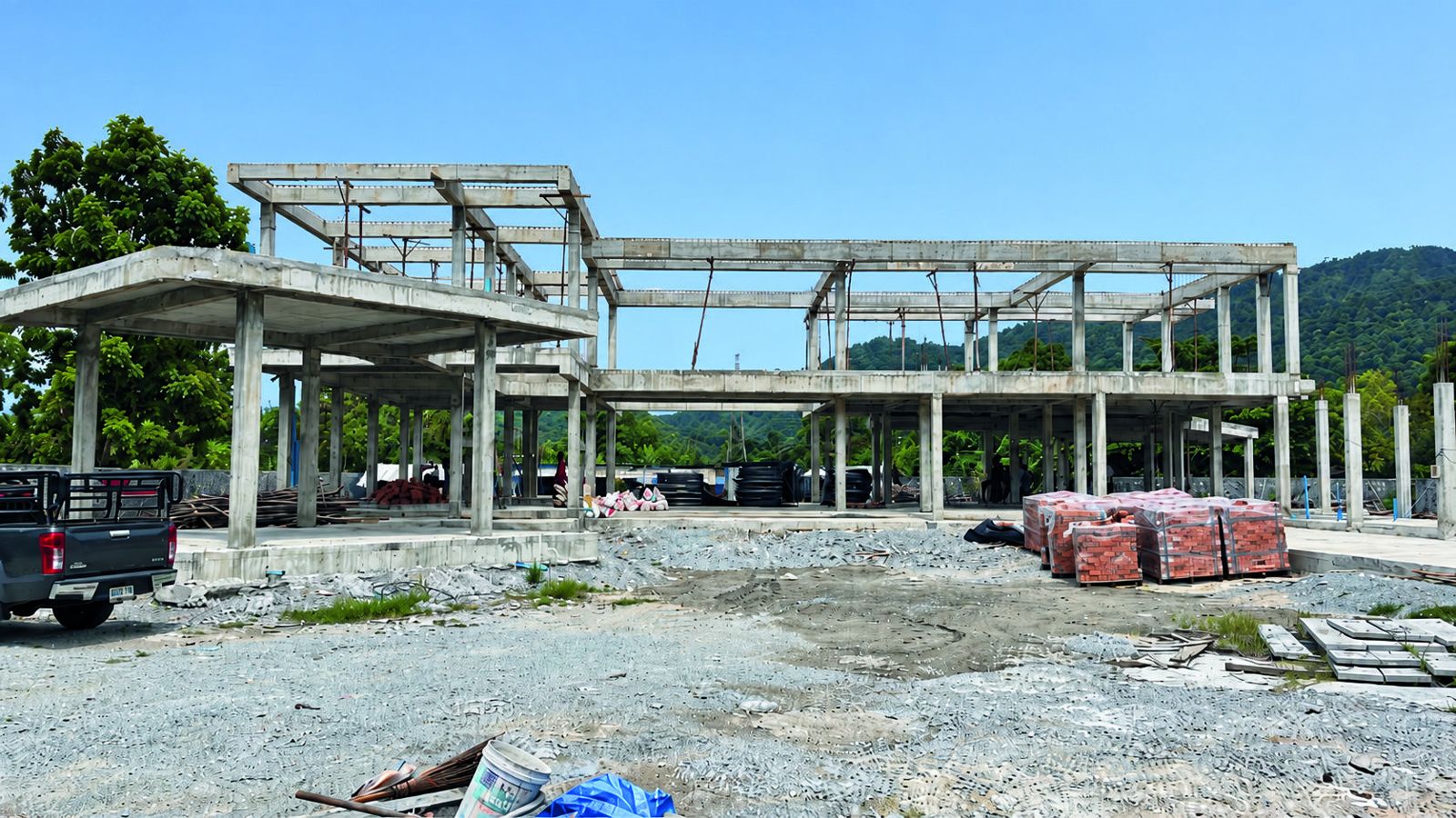 Construction progress, Nong Ri, Chon Buri