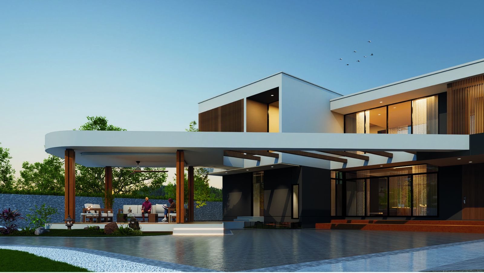 TRANSITIONAL SPACE design render