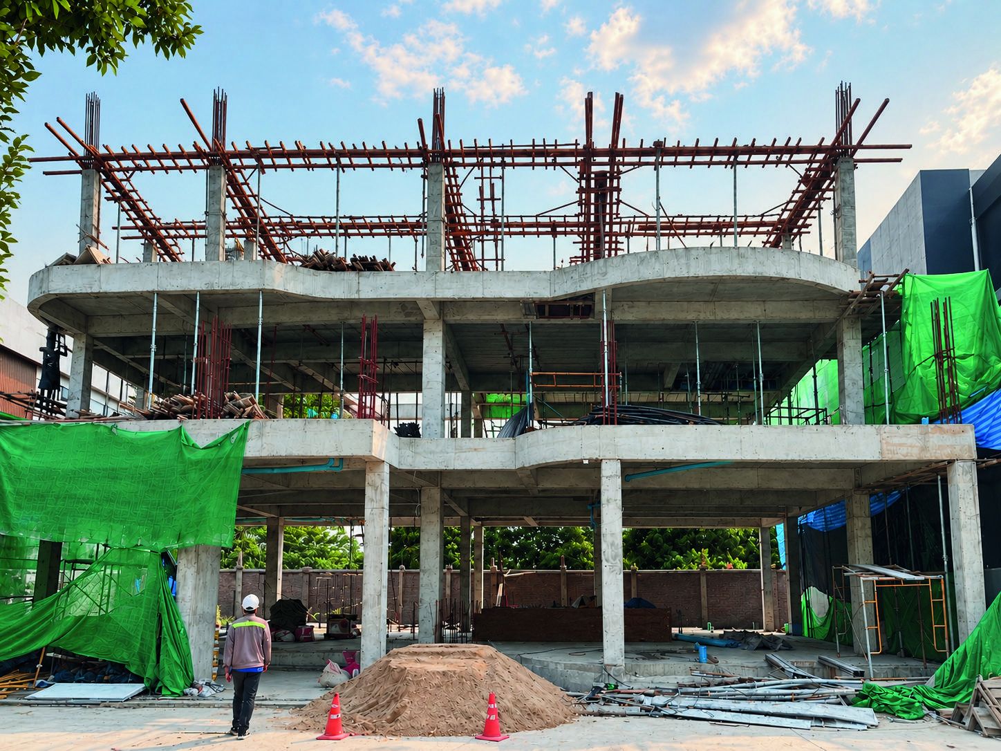 Construction site, Nong Ri, Chon Buri