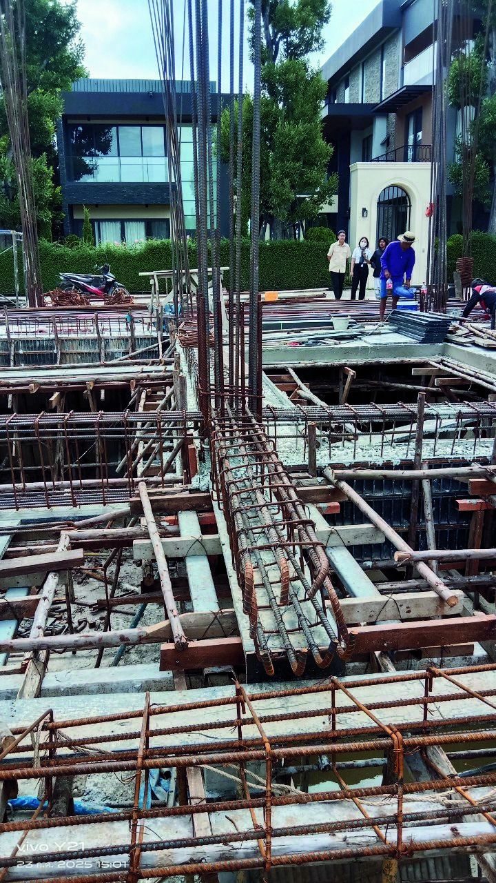 Construction progress, Nong Ri, Chon Buri