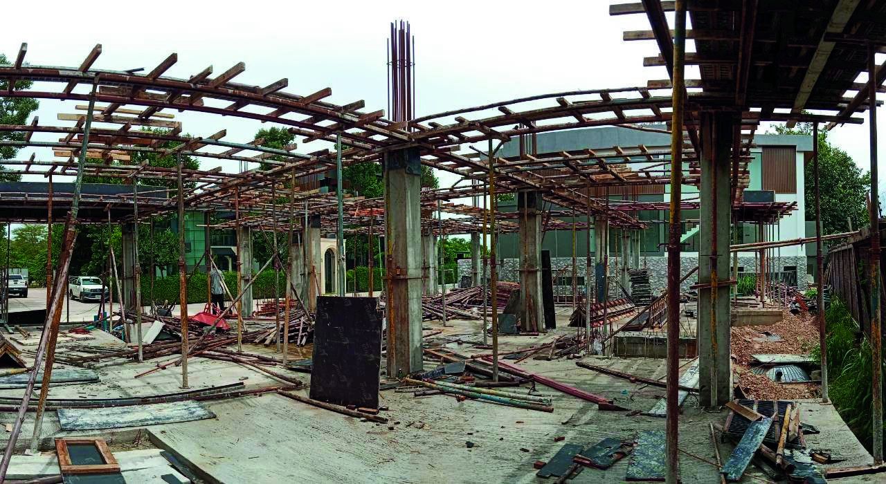 Construction progress, Nong Ri, Chon Buri