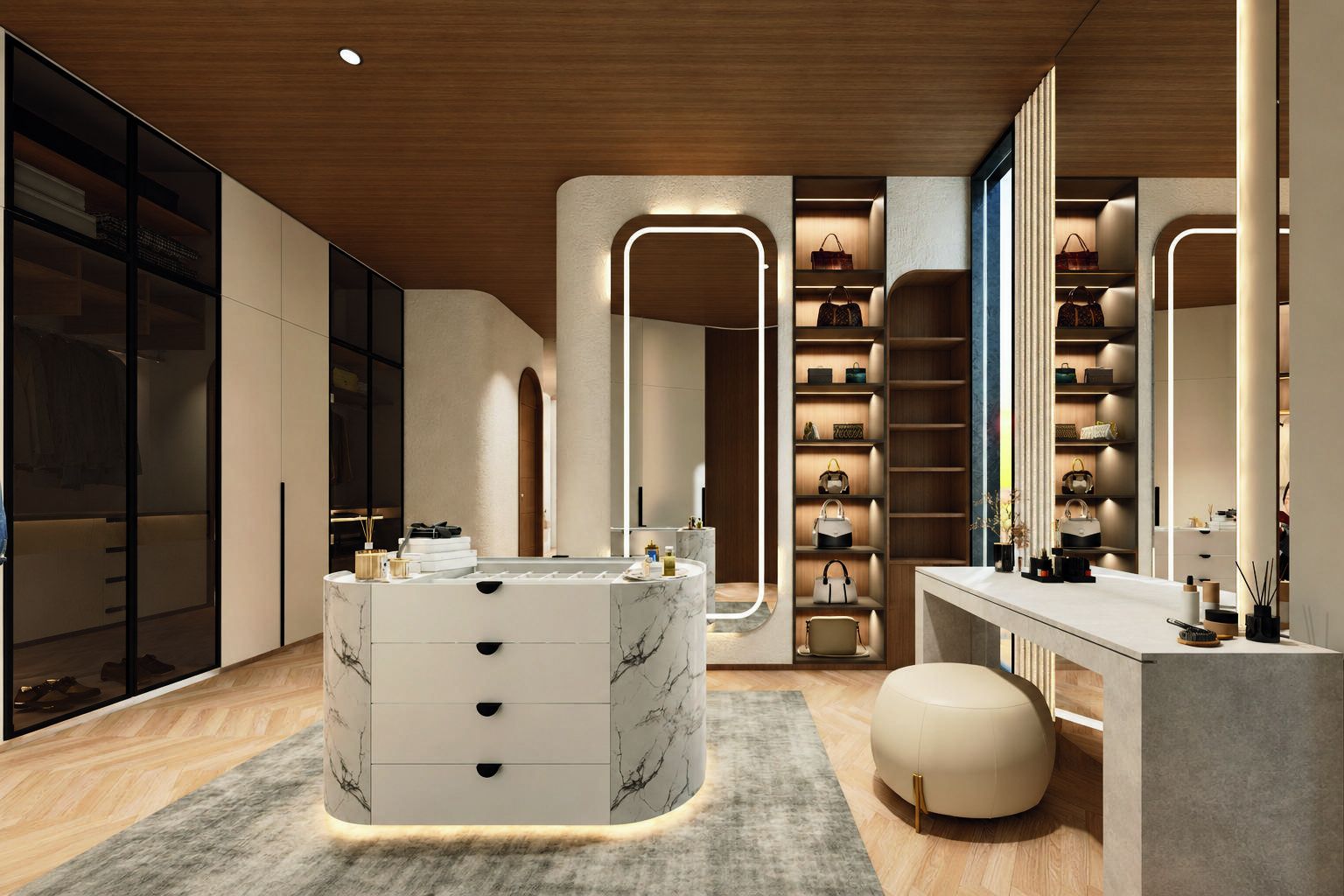 PRIVATE DRESSING & BATHROOM SUITE