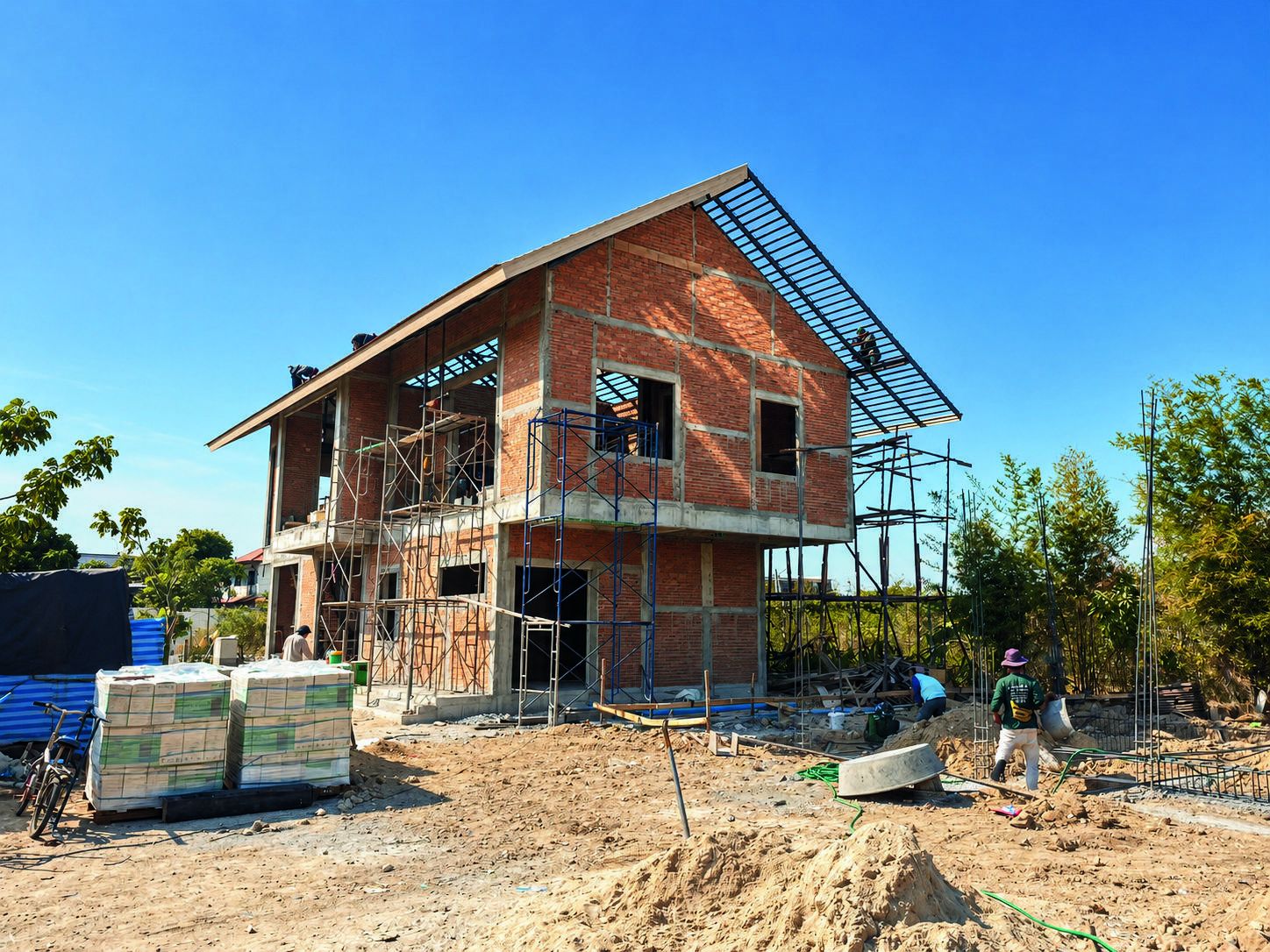 Construction site, Nong Ri, Chon Buri