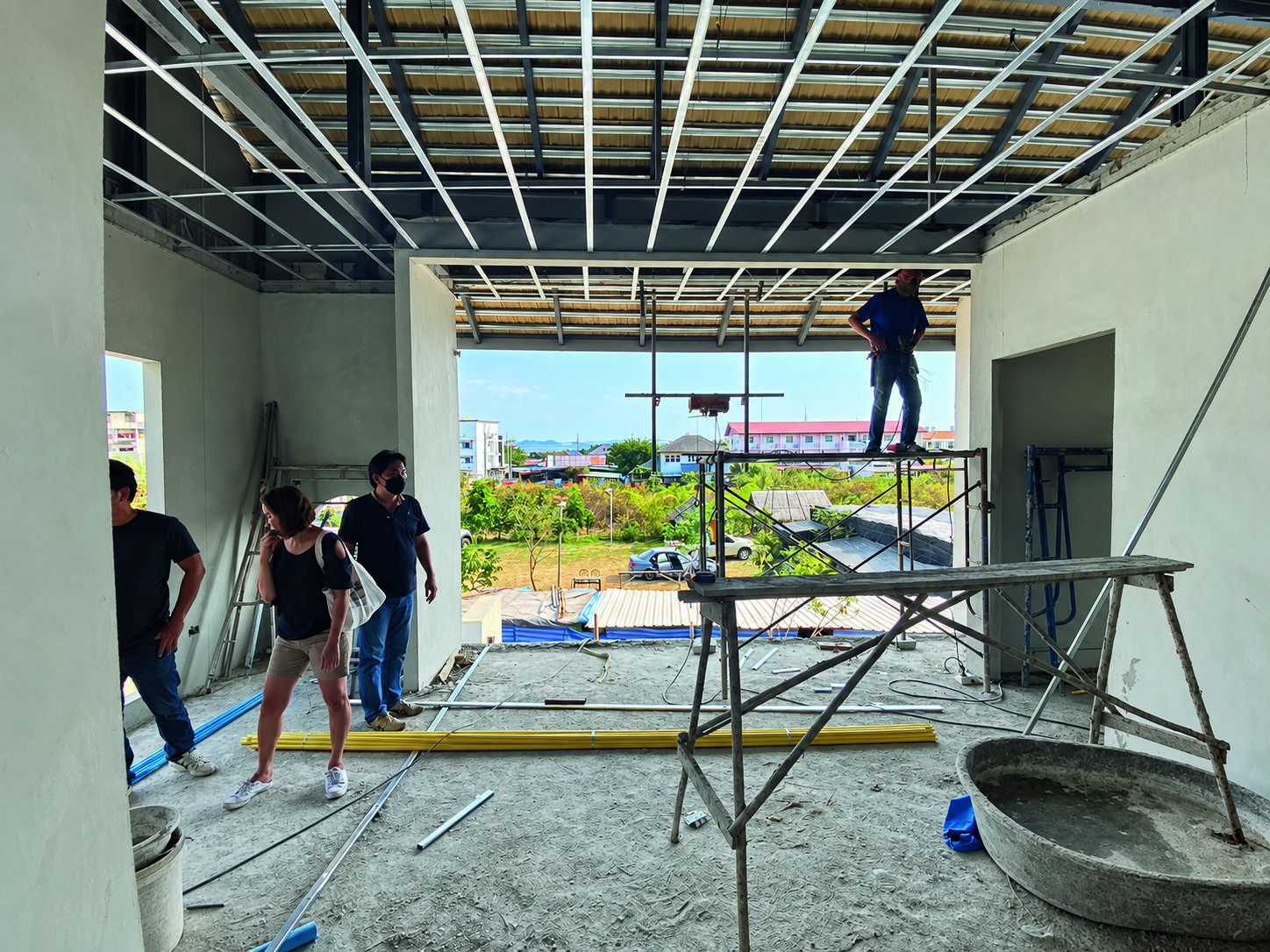 Construction progress, Nong Ri, Chon Buri