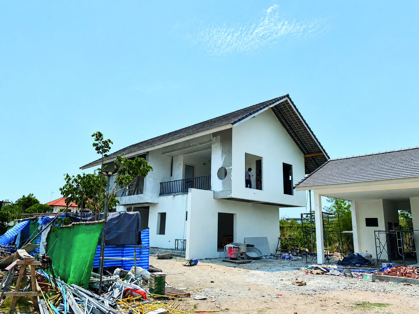 Construction progress, Nong Ri, Chon Buri