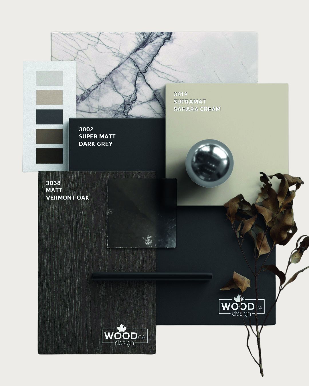 Material and mood board