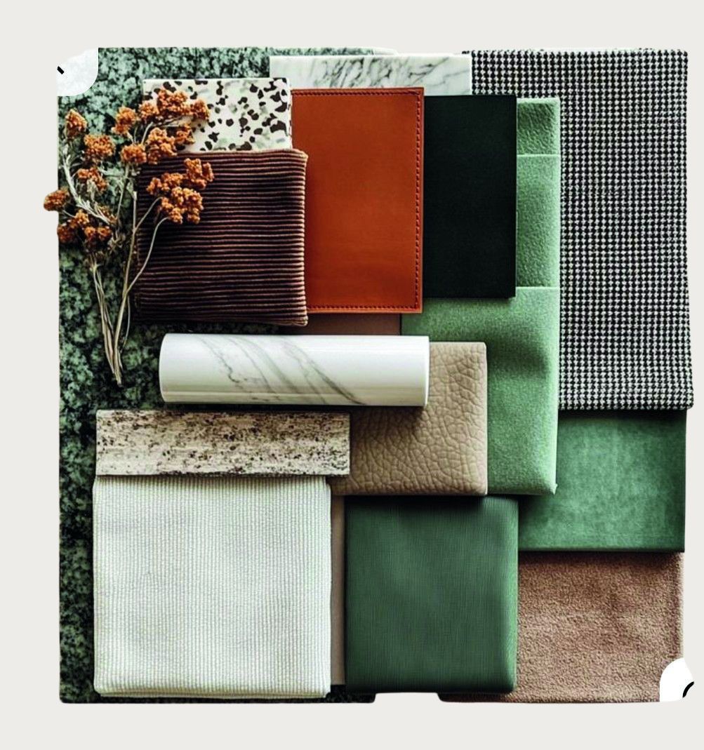 Material and mood board