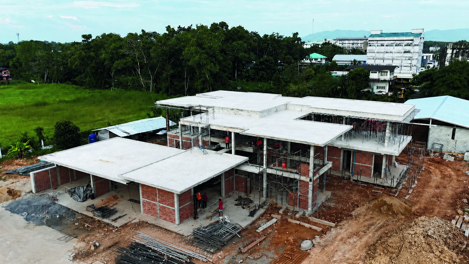 Construction progress, Mueang Chanthaburi