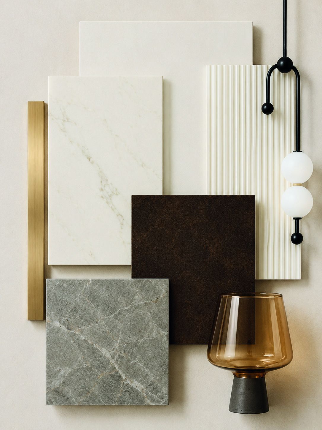 Material and mood board
