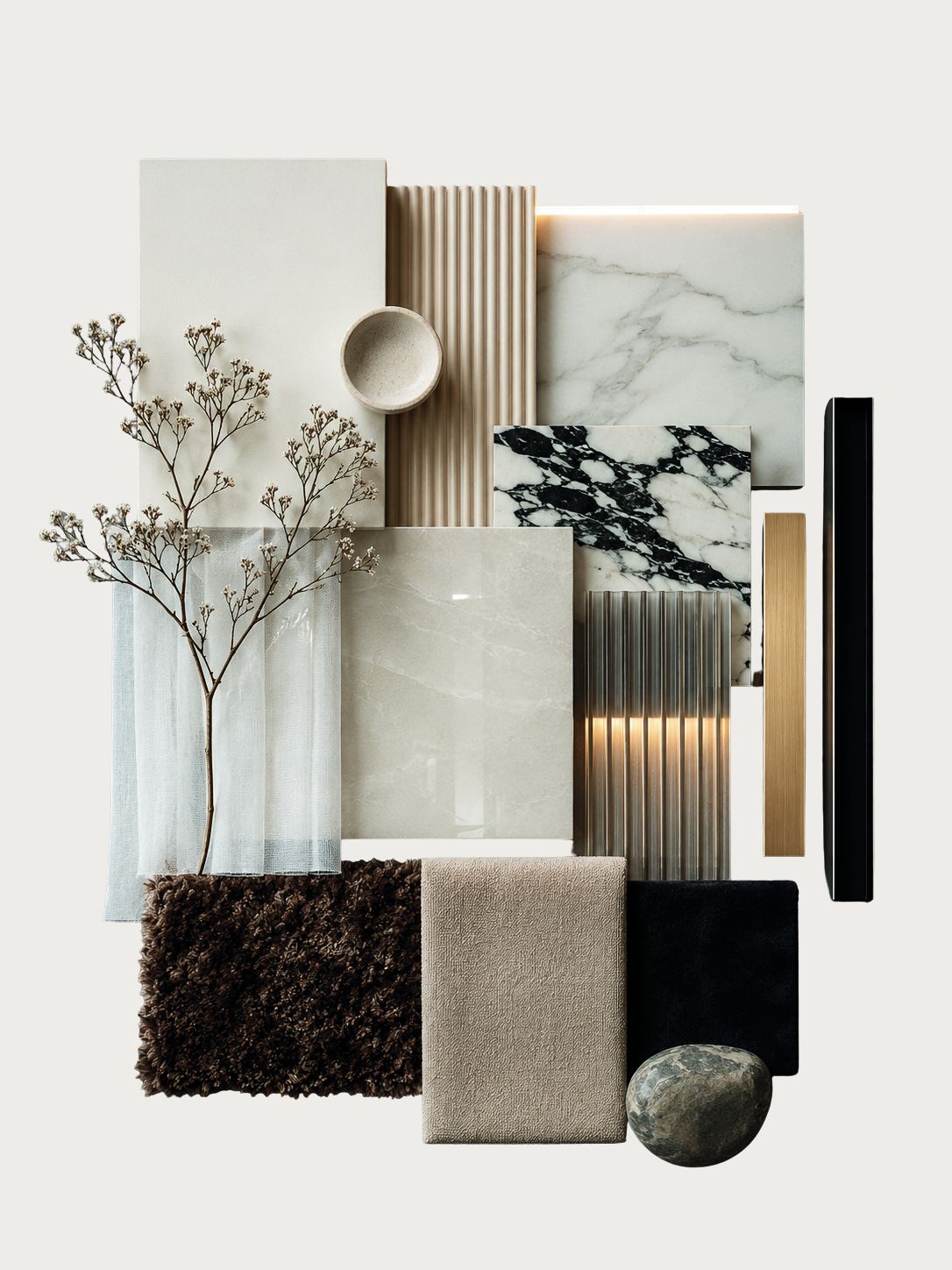 Material and mood board