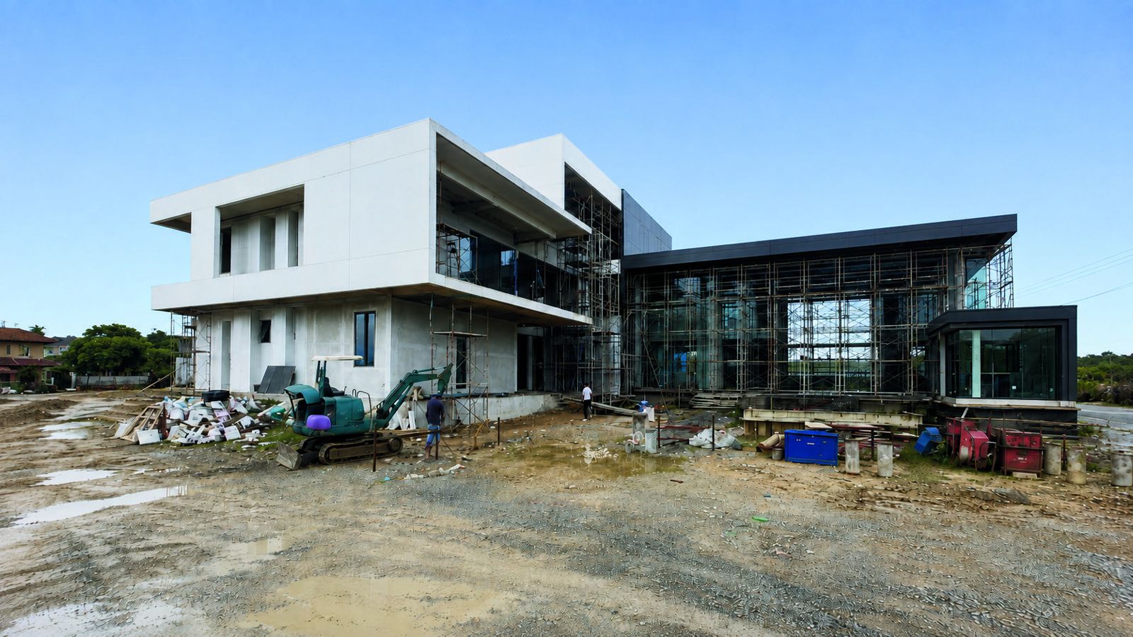 Construction site, Bang Khae, Bangkok