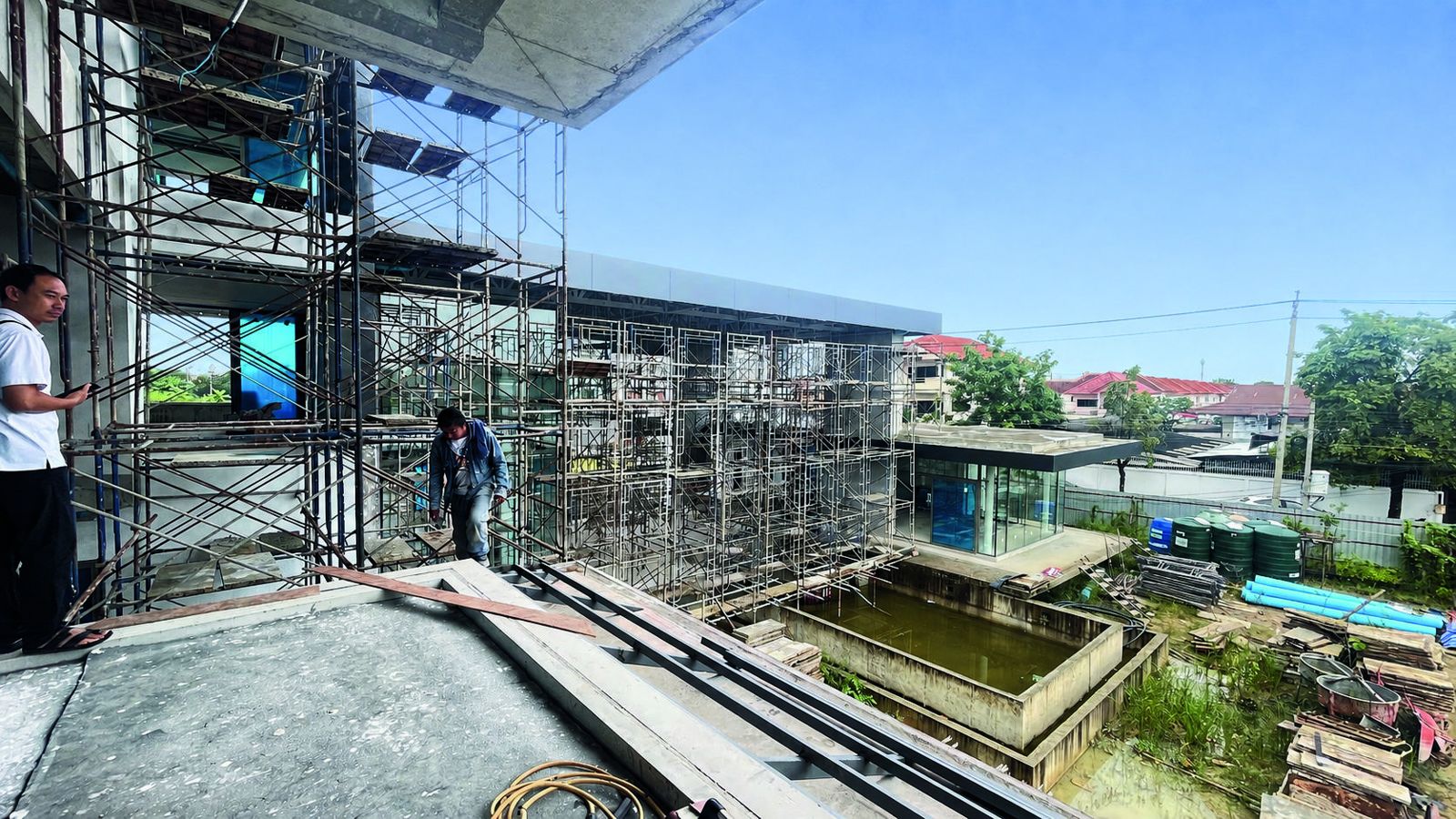 Construction progress, Bang Khae, Bangkok
