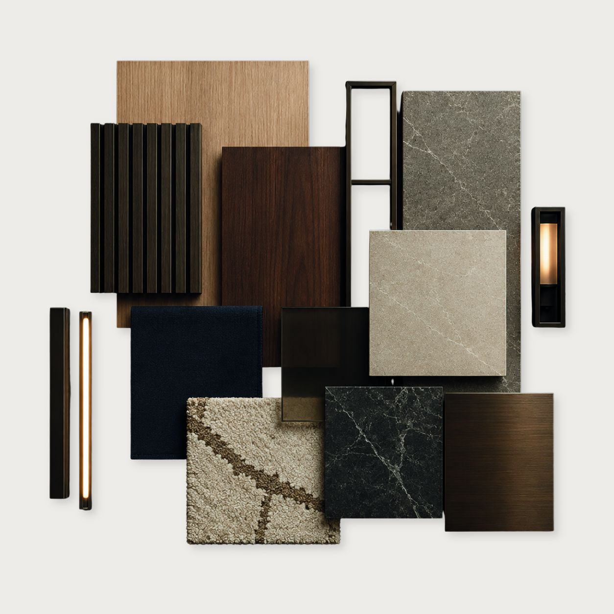 Material and mood board