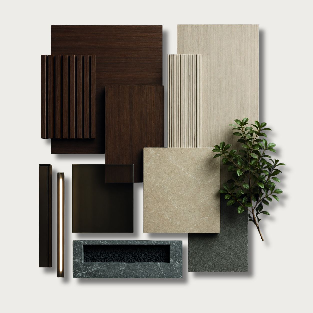 Material and mood board