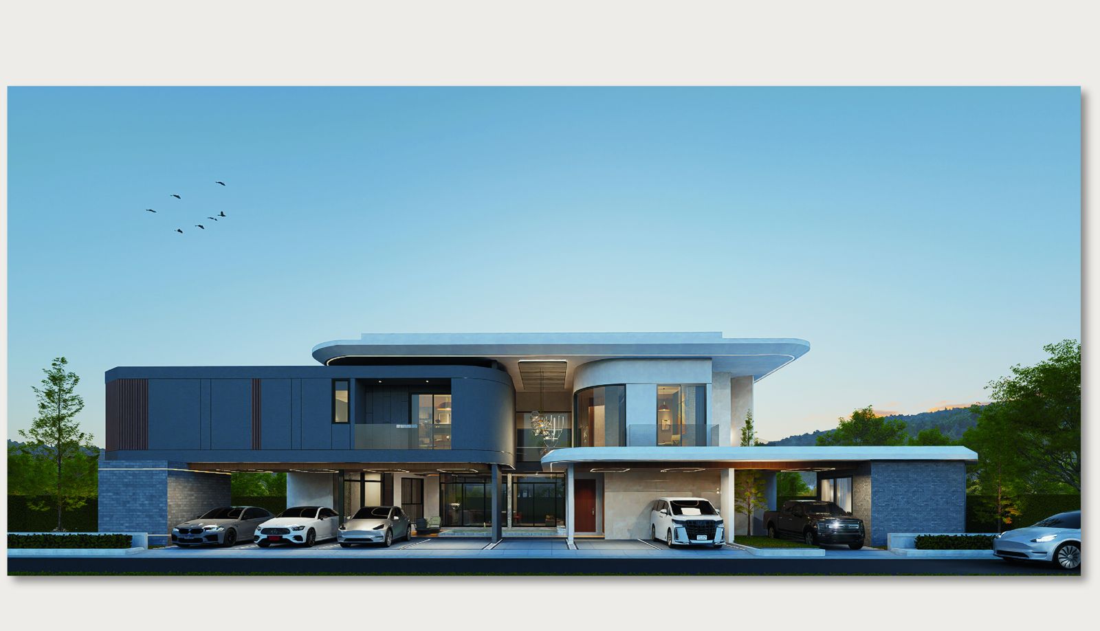 The Serene Curve Residence