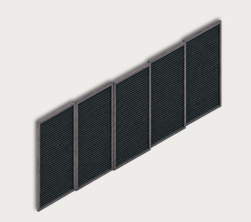 Facade screen panels